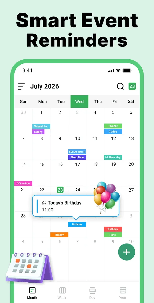 Calendar 2026 screenshot 2