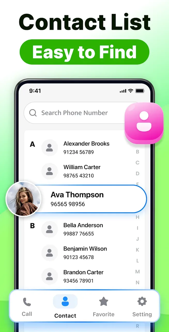 Phone Caller - Contacts screenshot 5
